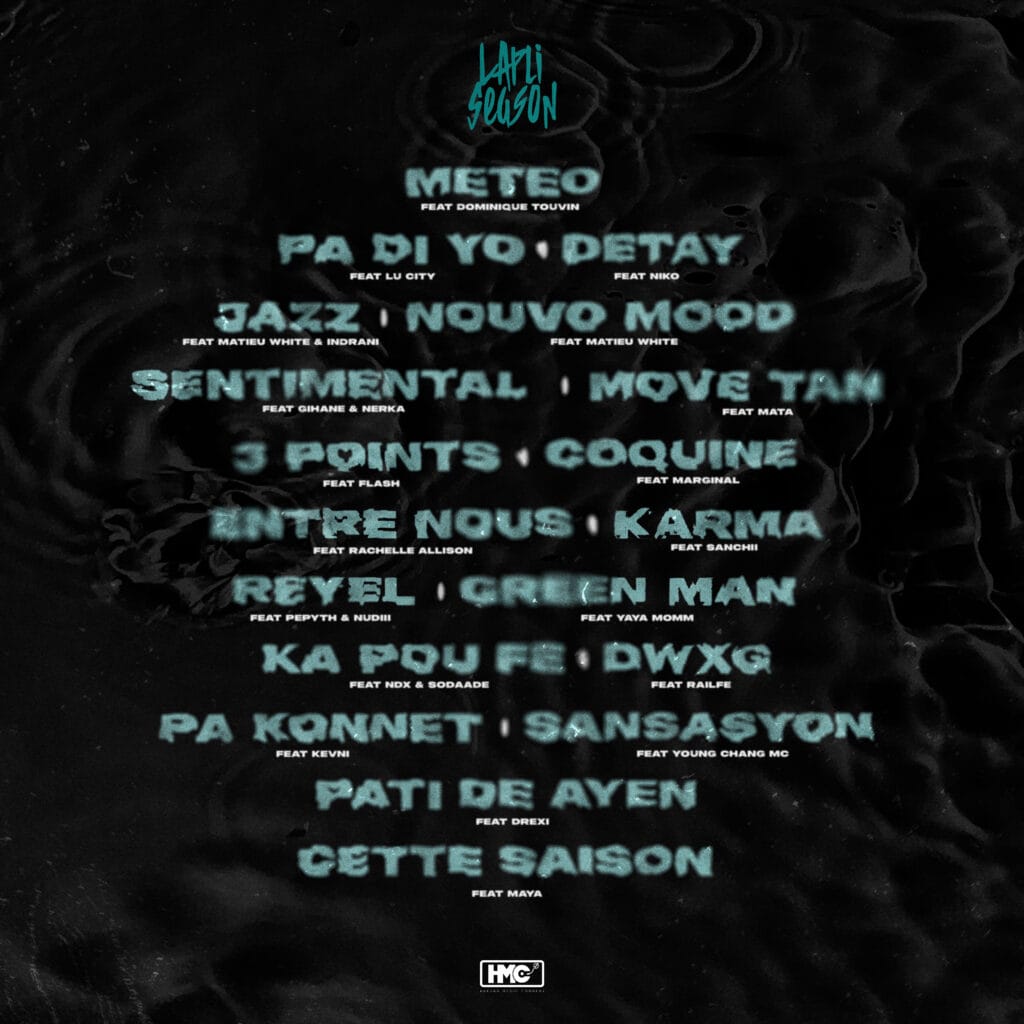 Tracklist Lapli Season